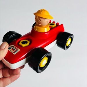 Vintage Ambi Toys Red Race Car Holland